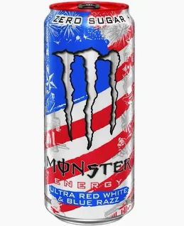 Monster Energy Ultra Red White & Blue Razz 24x473ml