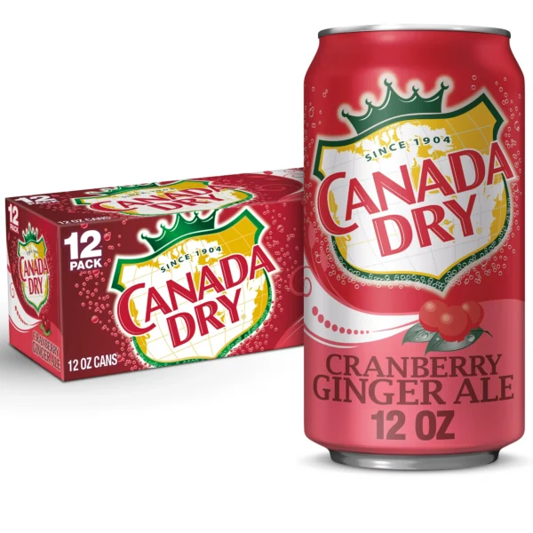 Canada Dry Cranberry Ginger Ale 24x355ml