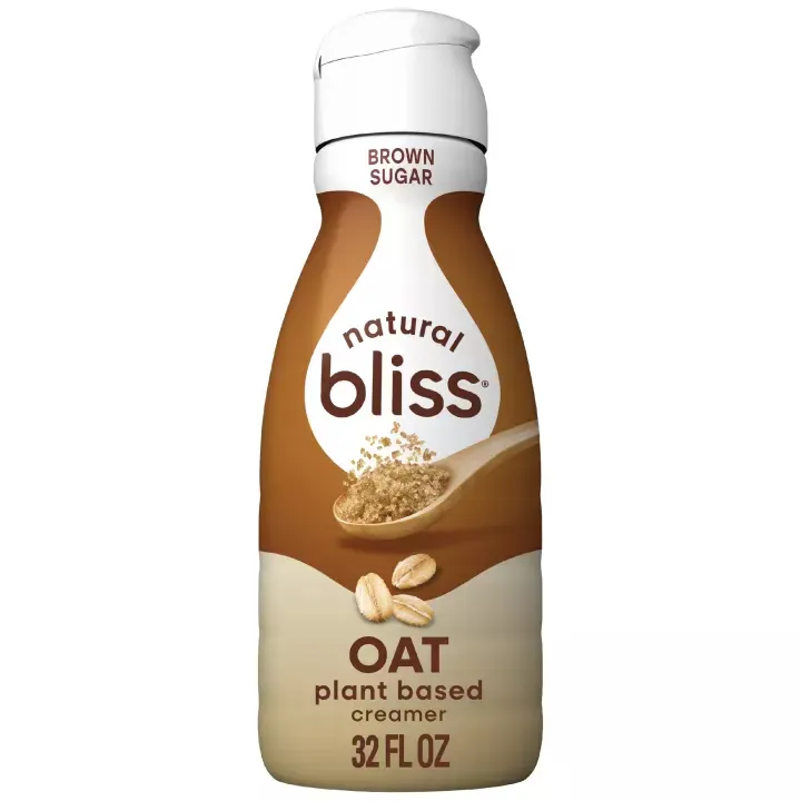 Natural Bliss Liquid Brown Sugar Oat Milk Coffee Creamer 6x32oz