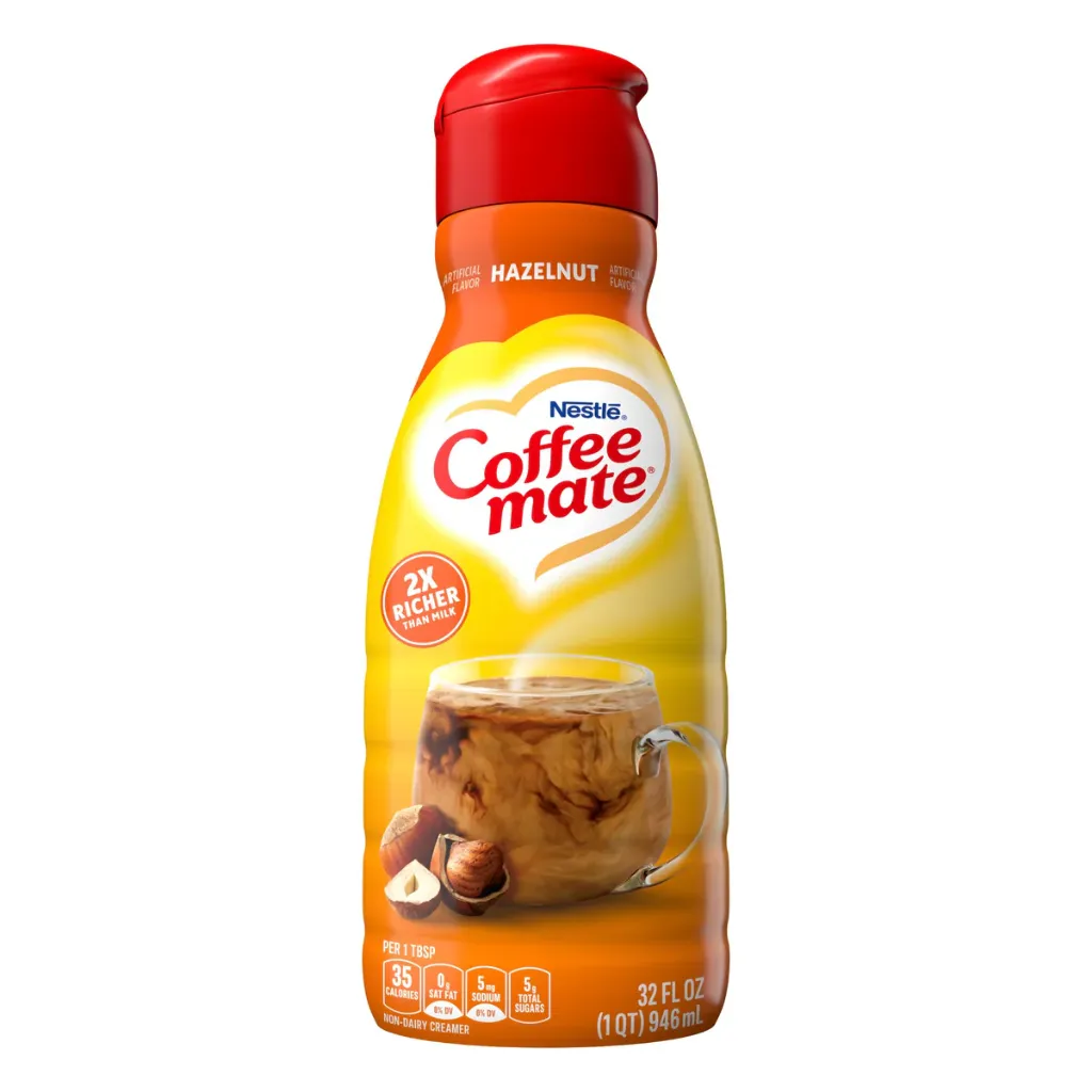 Coffee Mate Liquid Hazelnut 6x32oz
