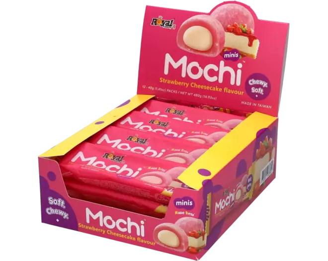 Royal Mochi Minis Strawberry Cheesecake 12x40g