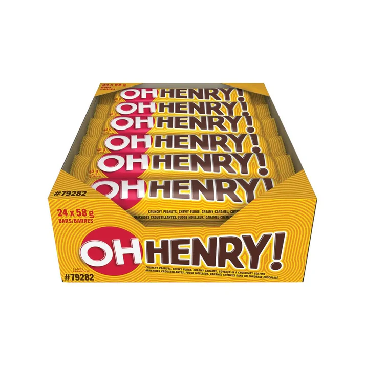 Oh Henry Chocolate Bar 24x58g BBD 2.8.26