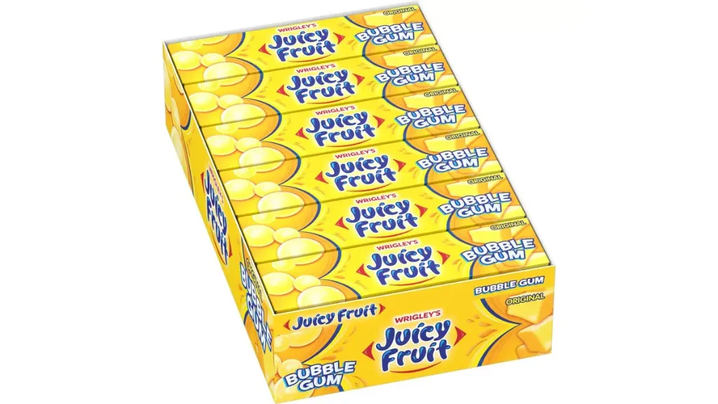 Juicy Fruit Bubble Gum 18CT