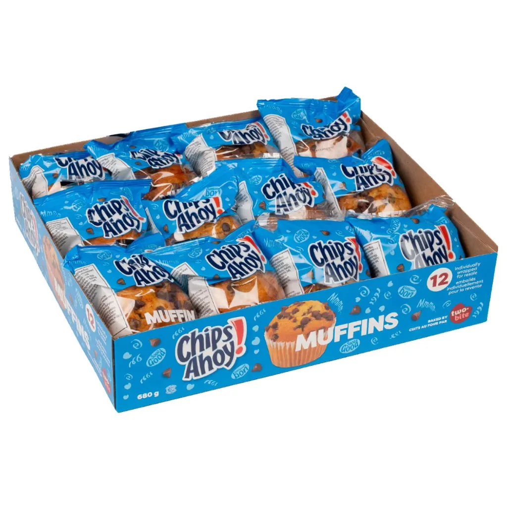 Two Bite Chips Ahoy Muffin 12x57g