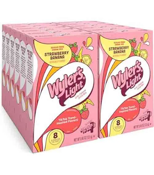 Wyler's Strawberry Banana STG Drink Mix 12x8ct