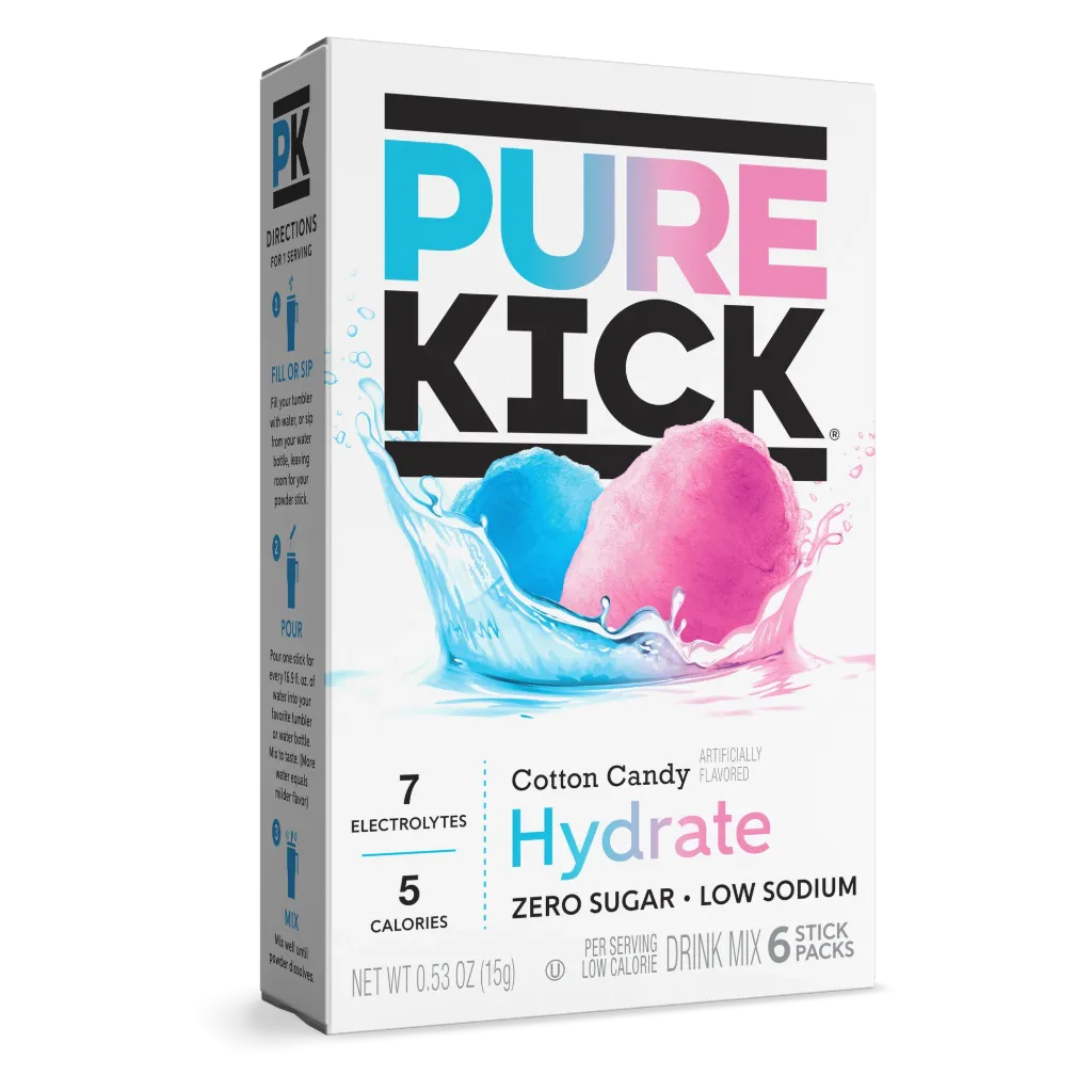 Pure Kick STG Cotton Candy 12x6ct