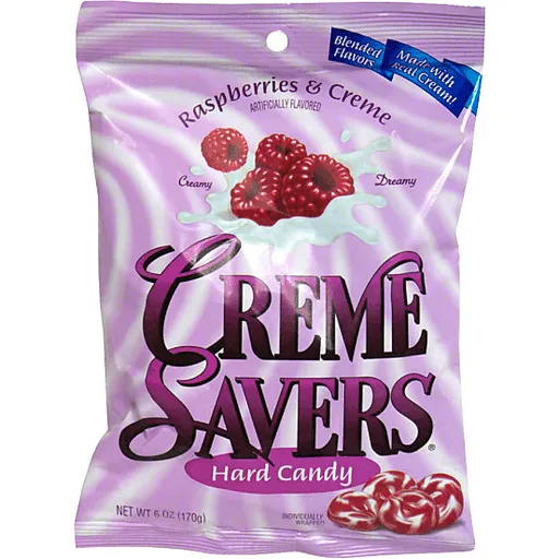 Creme Savers Raspberries & Cream 12x3oz