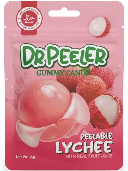 Dr Peelerz Halal Lychee 12x65g