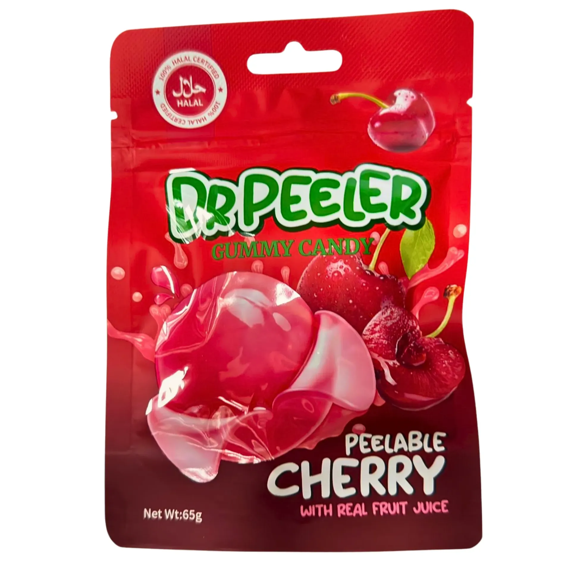 Dr Peelerz Halal Cherry 12x65g