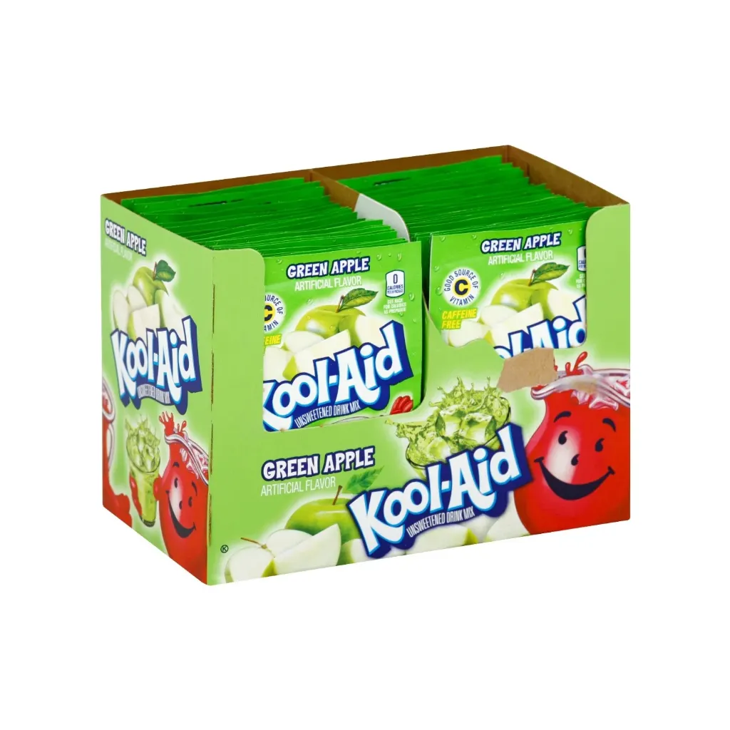 Kool Aid Green Apple Drink Mix 48CT