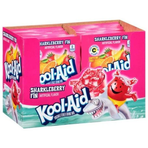 Kool Aid Sharkleberry Drink Mix 48CT