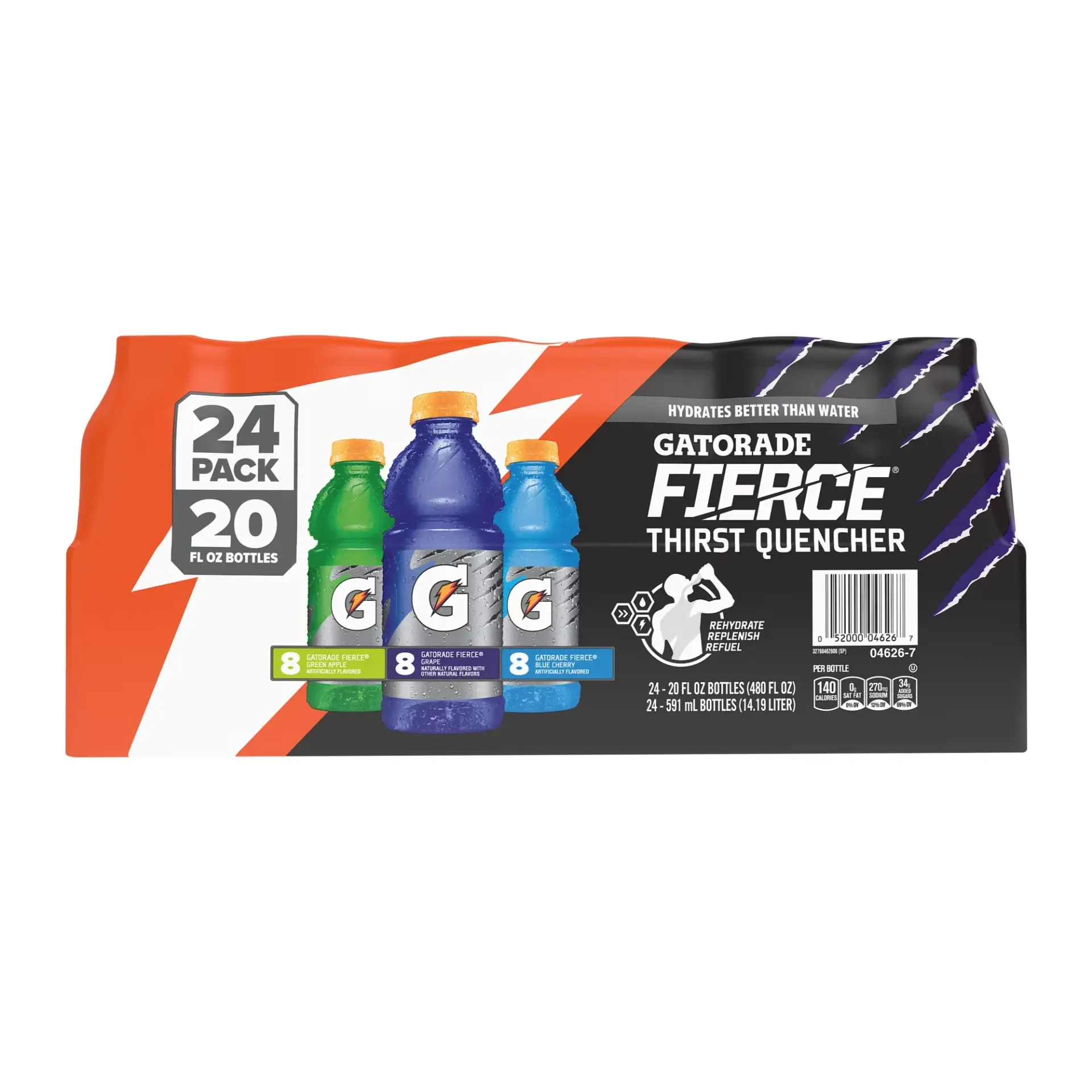 Gatorade Fierce Variety Pack 24x591ml