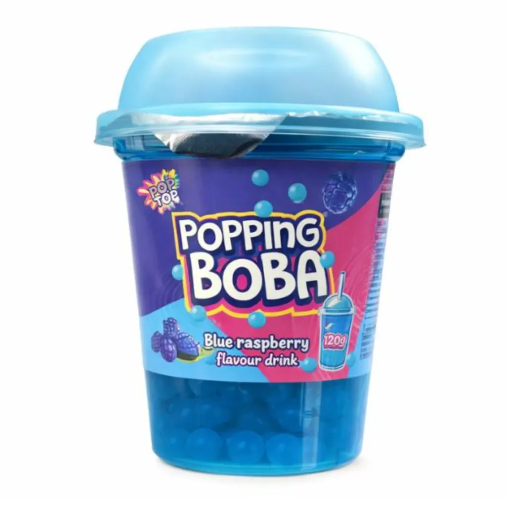 Popping Boba Cups Blue Raspberry 24x280ml