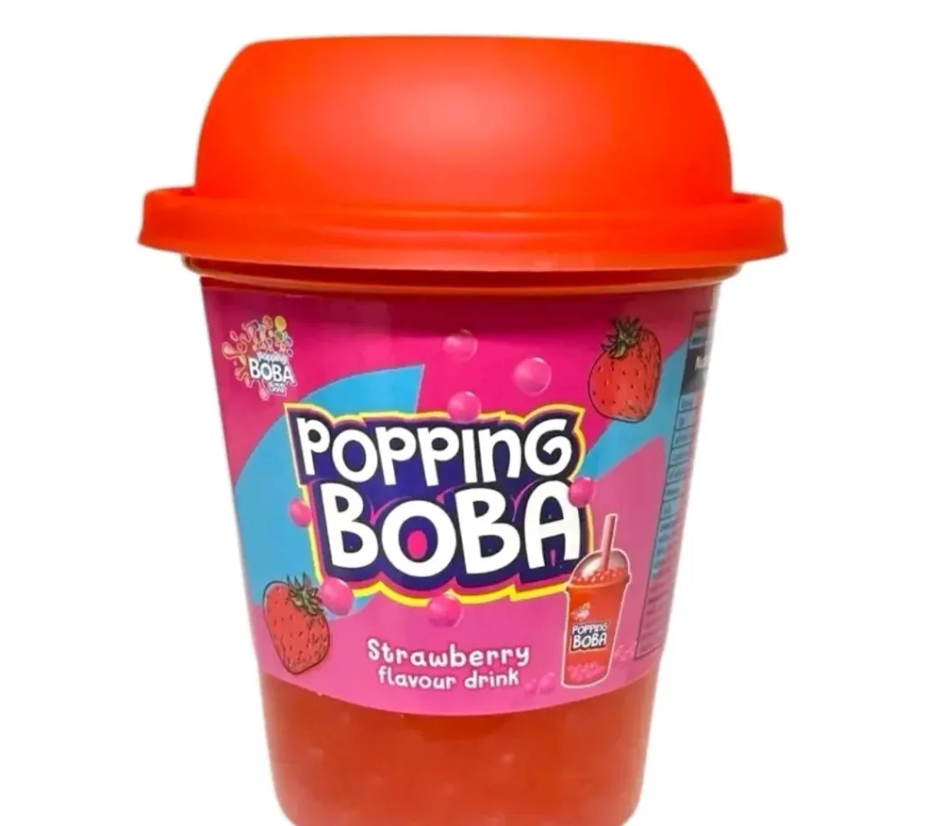 Popping Boba Cups Strawberry 24x280ml