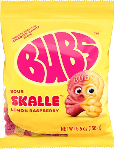 Bubs Sour Dimond Lemon Raspberry 8x5.5oz