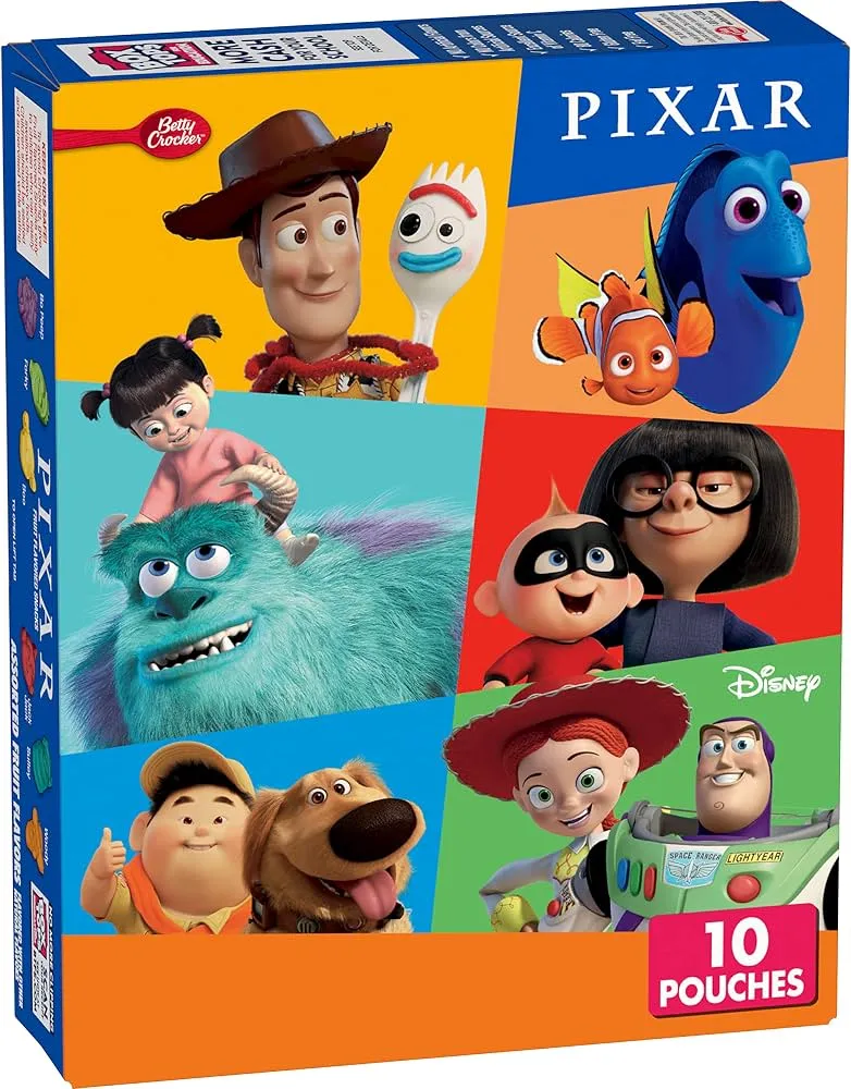 Betty Crocker Fruit Snacks Pixar 8x8oz