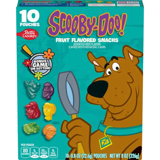 Betty Crocker Fruit Snacks Scooby Doo 8x8oz