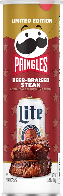 Pringles Beer Braised Steak 14x156g