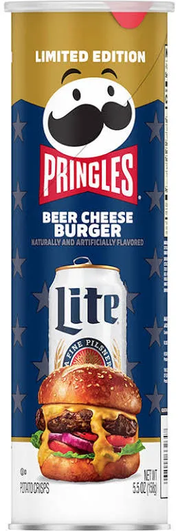 Pringles Beer Cheese Burger 14x156g
