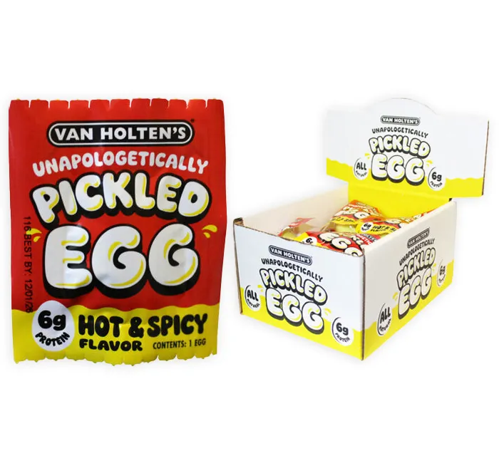 Van Holtens Pickled Egg Hot & Spicy 20ct