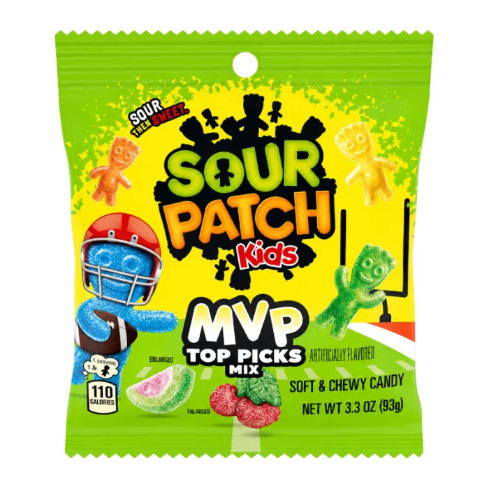 Sour Patch MVP Top Mix Peg Bag 12x93g