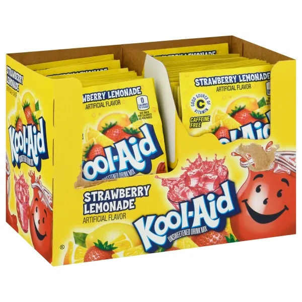 Kool Aid Soarin Strawberry Lemonade Drink Mix 48CT