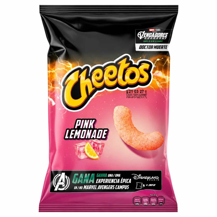 Cheetos Pink Lemonade (Spain) 24x75g