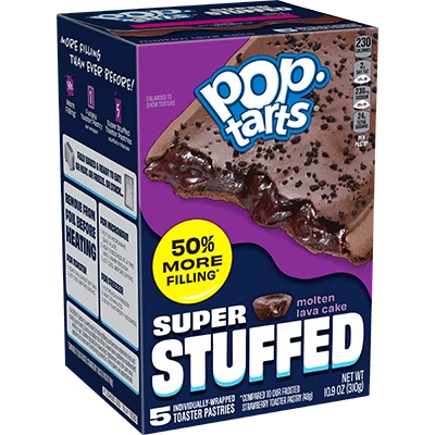 Kellogg's Pop Tarts Super Stuffed Molten Lava Cake 12x310g