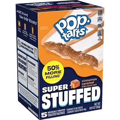 Kellogg's Pop Tarts Super Stuffed Cinnamon Caramel 12x310g