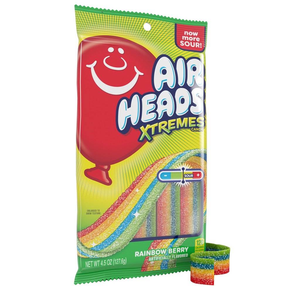 Airheads Extreme Rainbow Berry Peg Bag 12x127g