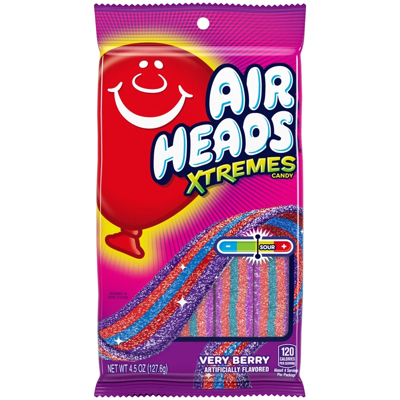 Airheads Extreme Very Berry Peg Bag 12x127g