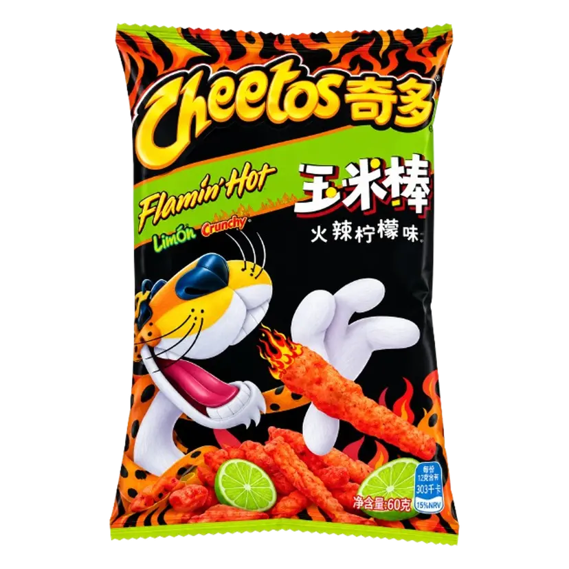 Cheetos Flamin Hot Lime Chinese 20x60g