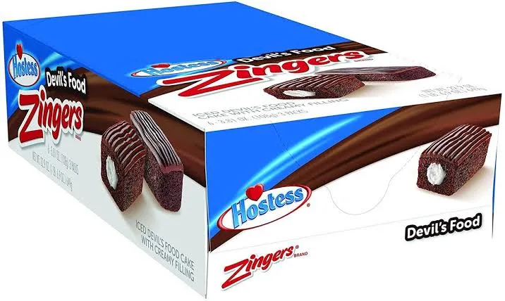 Hostess Zingers Chocolate 6x114g