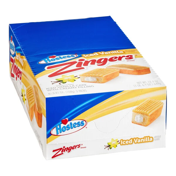 Hostess Zingers Vanilla 6x114g