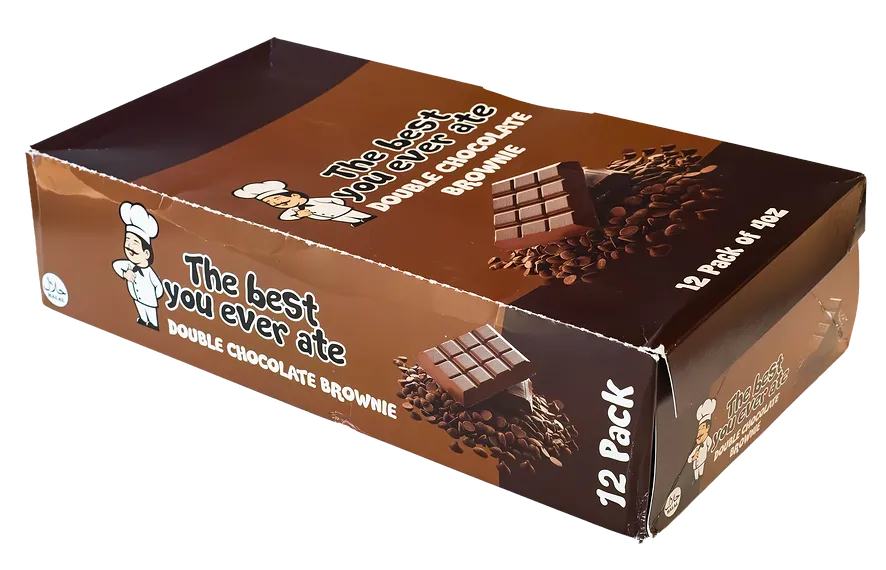 Best Ever You Ate Double Chocolate Brownie Cake 12x120g