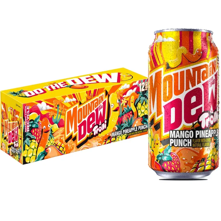 Mountain Dew Trolli Mango Pineapple Punch 24x355ml
