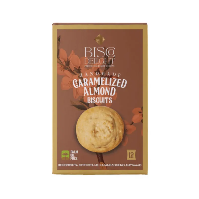 Bisco Delight Handmade Biscuits Caramelized Almond 20x100g