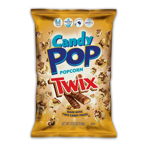 Candy Pop Twix American Popcorn - 12 CT