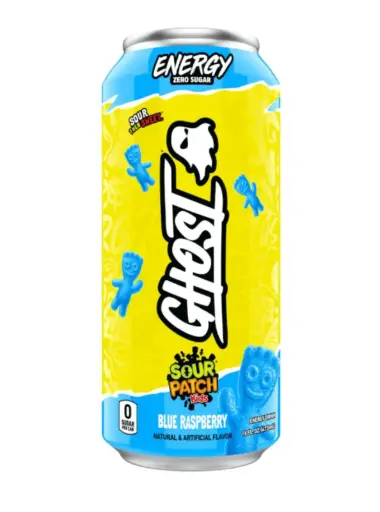 GHOST SOUR PATCH BLUERASPBERRY ENERGY DRINK