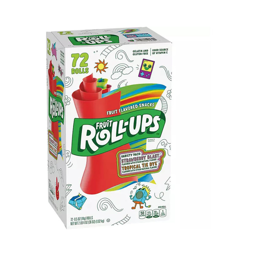 [FRFS72] Betty Crocker Fruit Rollups Fruit Variety Pack 72 Pack