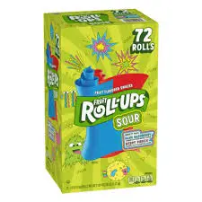 Fruit Rollups Fruit Sour Variety Pack 72 Pack