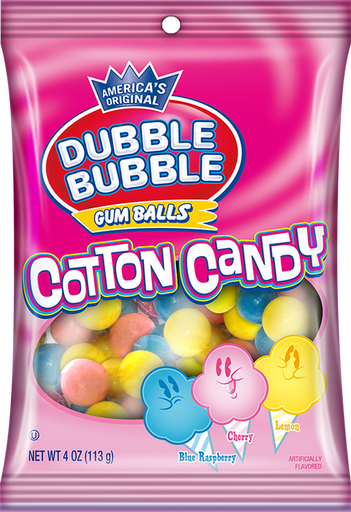 [DBCC] Dubble Bubble Cotton Candy Peg Bag 12x4oz