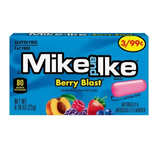 Mike & Ike Sour Blue - 24ct