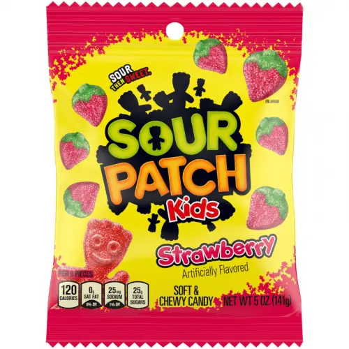 Sour Patch Strawberry Peg Bag 12x102.3g 18.8.25 expiry