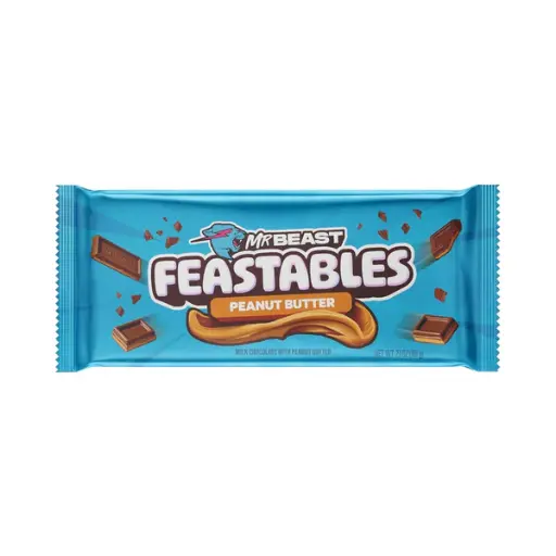 Mr Beast Feastable Peanut Butter 10x60g