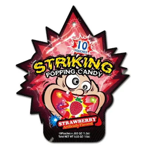 [SPCS] Striking Popping Candy Strawberry 12x30g