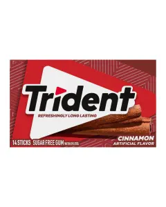 [TCC] Trident Cinnamon Chewing gum 12x14 pieces