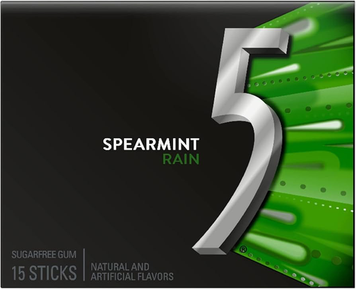 [WSR] Wrigley's 5 Gum Spearmint Rain 10x15ct