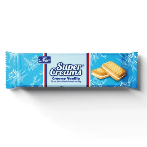 [SUPVA125] Henro Biscuit Super Cream with Vanilla Cream 12x