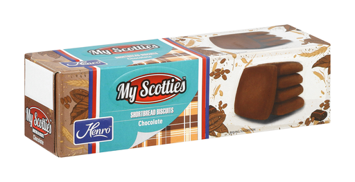 [MYSCOT1] Henro Shortbread My Scotties Chocolate 12x185g